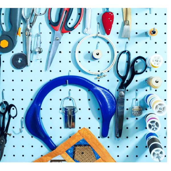 Organize sewing accessaries in one place.Time saving sewing tips
