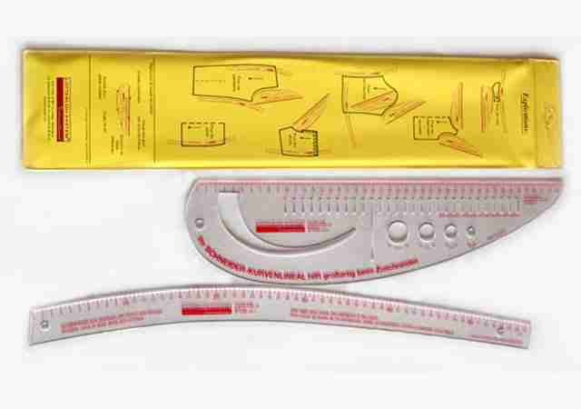 Lutterloh designer curve rulers