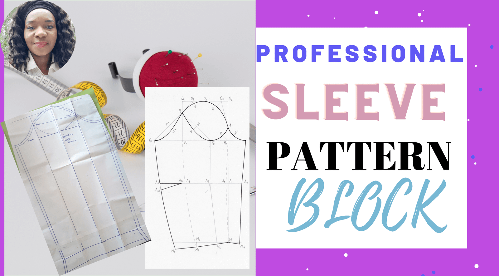 Professional sleeve pattern block
