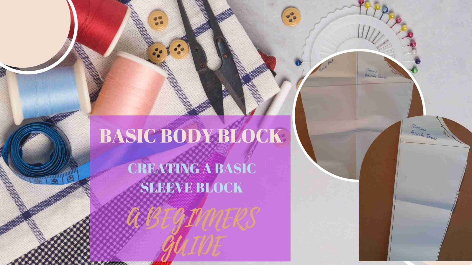 basic body block.basic sleeve block