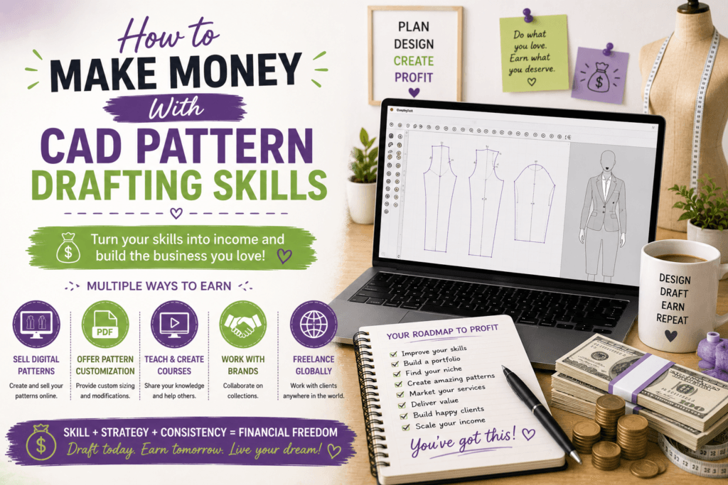 How to make money with CAD pattern drafting skills