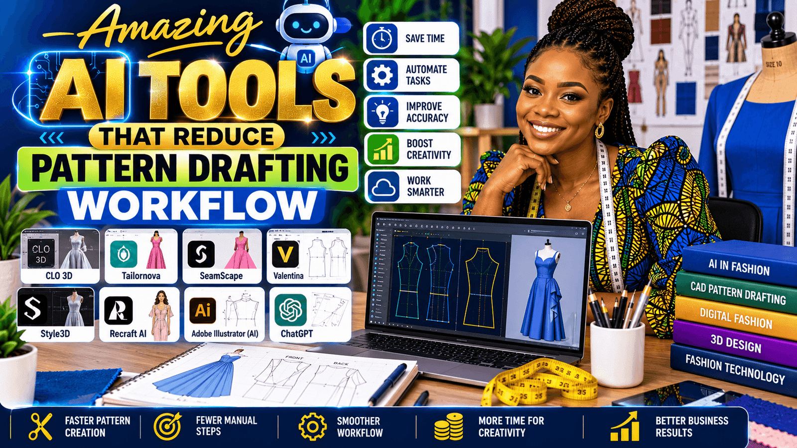 Amazing AI tools that reduce pattern drafting workflow